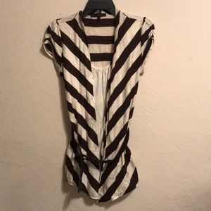 HeartSoul Crean and Brown Shirt and Jacket Combo